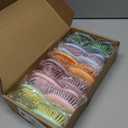 12 Pack Mini Hair Brush Bulk, Wet Hair Brush for Travel, Mini Brush for Most Hair Types, Travel Brushes, Bridesmaid Gifts