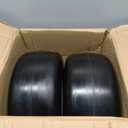 13x6.50-6 Flat Free Lawn Mower Tire Wheels; 2 Packs Smooth Tread Puncture-proof Tire for Lawnmowers, Replacement 3/4" & 4 Pcs 5/8" Bearing with 24 Spacers for Zero Turn Mowers Garden Tractors Carts