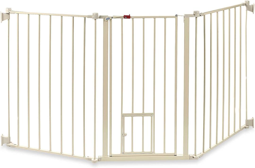 Carlson Extra-Tall Flexi Pet Gate, 50"W x 38"H