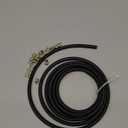 Tnisesm 10ft 1/4 Inch Fuel Line Hose with 20 Clamps, Rubber Fuel Line for Lawn Mower Dirt Bike ATV Generator Small Engines, 1/4" ID Fuel Hose for Briggs & Stratton Kohler Kawasaki