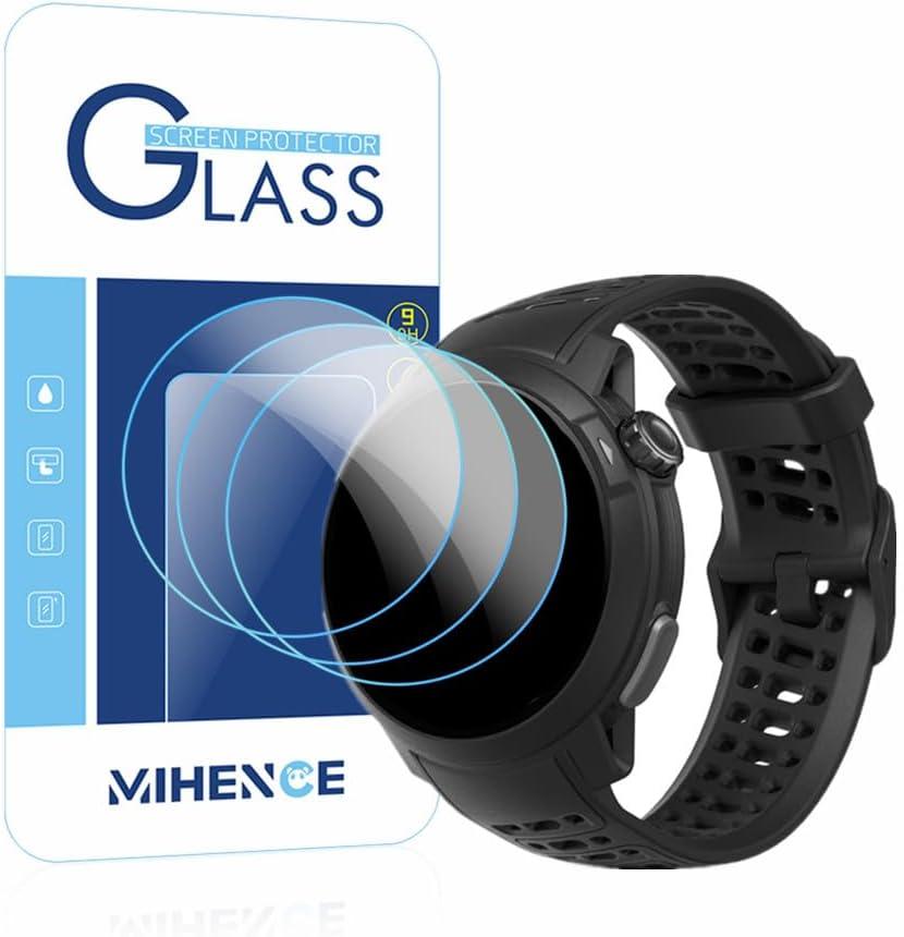 Screen Protector Compatible for COROS PACE Pro GPS Sport Watch, 9H Tempered Glass Protective Film [ 3PCS ]