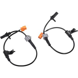Motoforti Rear Left Right ABS Wheel Speed Sensor, for Acura TL 2004-2008, Rubber, No.57470SEPA01/57475SEPA01, Black, 2 Pcs