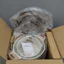 CAROTE Pots and Pans Set Nonstick, White Granite Induction Kitchen Cookware Set, 10 Pcs Non Stick Cooking Set w/Frying Pans & Saucepans(PFOS, PFOA Free)