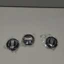 4PCS Wheel Center Caps for Nissan, 54mm/2.12" Car Wheel Hub Caps ABS Rim Center Hub Cover (Black)