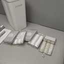 JOYMOOP Mop and Bucket Set with Wringer, Flat Mops for Floor Cleaning, Wall Mop Cleaner with Long Handle, Hardwood Floor Mop with 4 Microfiber Pads