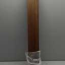 Wall-Mounted Coat Rack 'Toke' - Modern Design with Hidden Hooks - Solid Wood Veneer Panel Hanger - Walnut