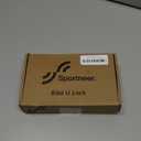 Sportneer Bike Lock - 17mm Shackle Heavy Duty Anti Theft Bike U Lock with 2 Keys - Bicycle U-Locks with Sturdy Mounting Bracket for Road, Mountain, Electric & Folding Bike, Size 7.76''x5.02'' (Black)