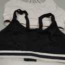 HOFISH 3PACK Full Bust Seamless Nursing Maternity Bras 2 Pack Black, Grey, Elegant Pink (Medium)