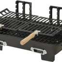 Marsh Allen 30052 Cast Iron Hibachi 10 by 18-Inch Charcoal Grill