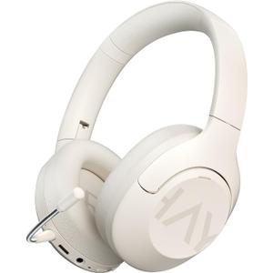 HAYLOU S30 Pro Noise Cancelling Bluetooth Headphones, LDAC Hi-Res Audio, 5 HD Mics Call, 80H Playtime, Custom EQ via App, Bluetooth 5.4 Multipoint Connect, Wireless Headphones Over Ear