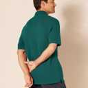 Amazon Essentials Men's Regular-Fit Cotton Pique Polo Shirt (Available in Big & Tall) (XX-Large, Dark Green)