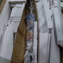 Jocoevol 55" Buffet Cabinet with Storage, Kitchen Buffet Sideboard with Pull-Out Shelves and Drawer, Wood Farmhouse Coffee Bar Cabinet with 4 Adjustable Shelves, Kitchen Pantry for Living Room, White - Buffets & Sideboards