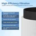 Signature Replacement Filter Compatible for Blue Signature Large Model Air Purifier SP4i, HEPA and Odor Eliminating Filter for Pollen, Dust, Smoke, Pet Hair & Odors(1 Pack)