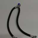 Quick Connect Faucet Water Supply Lines, 12 Inch Long, Widespread Bathroom Faucet Replacement Fast Lock Pipe Hoses, V-Shape, 1 Piece