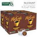 McCafe Breakfast Blend Coffee, Keurig Single Serve Keurig K-Cup Pods, Light Roast, 96 Count (4 Packs of 24) (EXP 06/01/27)