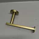 Toilet Paper Holder Brushed Gold Stainless Steel Toilet Roll Holder Wall Mounted Bathroom Hardware, 1 Pack AN2001GD