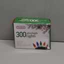 PREXTEX Multicolored Christmas Lights with Green Wire, 60 Feet, 300 Lights, Colorful String Lights Indoor or Outdoor - Incandescent String Lighting for Christmas Tree Decorations for Fences and Patios