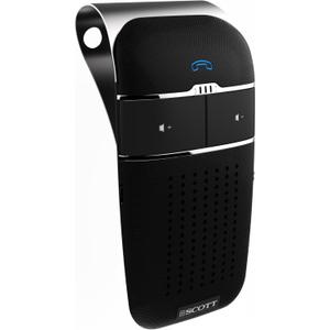 Emerson Radio HH Scott Bluetooth Hands-Free Car Speakerphone, Magnetic Phone Mount, S100103, Black