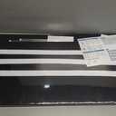 Felt Bulletin Board for Wall, 48 x 36 Inch Frameless, Black