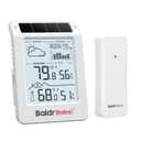 BaldrTherm Wireless Weather Station, Dual-Zone Indoor & Outdoor/Childroom Temp Humidity Monitor, Auto Smart Backlight,Temp/Humidity/Barometric Trend Visualization, White&White