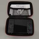 Upgraded XF40H Handheld Game Console, Retro Gaming Console Preloaded Classic Games with Multiple Emulators, 4.0 Inch 4K HD IPS Screen Open Source Linux System, Pocket Video Gaming (Black-128G)