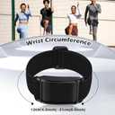 Nylon-Strap Compatible-With Whoop-4.0 Band - Adjustable- Breathable Replaceable Wristband, Stretchy Sports Bands for Men Women, 24cm Wristband for Hiking/Running/Outdoor (Gray)