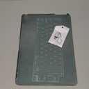 EooCoo Compatible with MacBook Air 13 inch Case M5 2026-2022 M4 M3 M2 Model A3449 A3240 A3113 A2681, Mac Air 13.6 inch Hard Shell & Keyboard Cover & Screen Film & Type-C, Matte Midnight Green