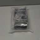 4 Inch Metal Furniture Legs Stainless Steel Adjustable Legs Black Metal Legs Round Cabinet Legs for Coffee Table Cabinet Desk Sofa Shelves, Pack of 4