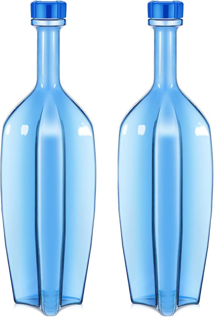 2 Packs Cold Paddle Chill Utensil for Chilling Soups Stews, Plastic Cold Paddle Blue Food Chilling Utensils for Other Hot Liquids in Restaurants and Kitchens (122 oz), Blue 