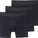 Terramar mens Silkskins Boxer Briefs (Black)