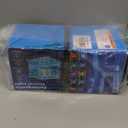 2 Pack Rechargeable Shower Light for Inside Shower, 16 Color Changeable Waterproof Shower Lamp with Remote, Dimmable Ocean Wave Projector Light, LED Water Ripple Night Light for Bathroom, Living Room