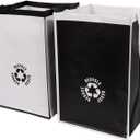 Lily queen Recycle Waste Bag for Kitchen Home Trash Sorting Bins Base Plate Waterproof Baskets Polypropylene 2 Set