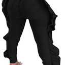 Jeans for Women Skinny High Waisted Classic Raw Hem Strentch Denim Pants, XL