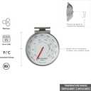 KitchenAid 3-in Dial Oven Thermometer, Temperature Range: 100F to 600F