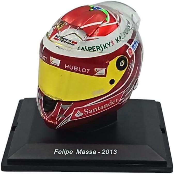 OPO 10 - Formula 1 Helmet Compatible with Ferrari F1: Felipe Massa Scuderia Ferrari #4 2013-1/5 Scale Spark - CAS32