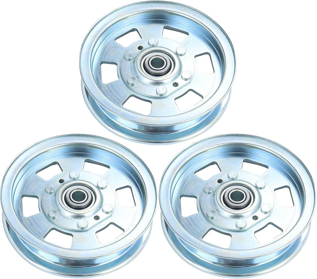 3PK 033-7201-25-5 3/4 Idler Pulley for Bad Boy MZ Magnum 54 Decks | Replaces Bad Boy 033-2000-00 033-7201-00 033 7201 00 033 7201 25 033-8000-00 15422 for Bad Boy ZT Elite 60, Maverick 60 Mower