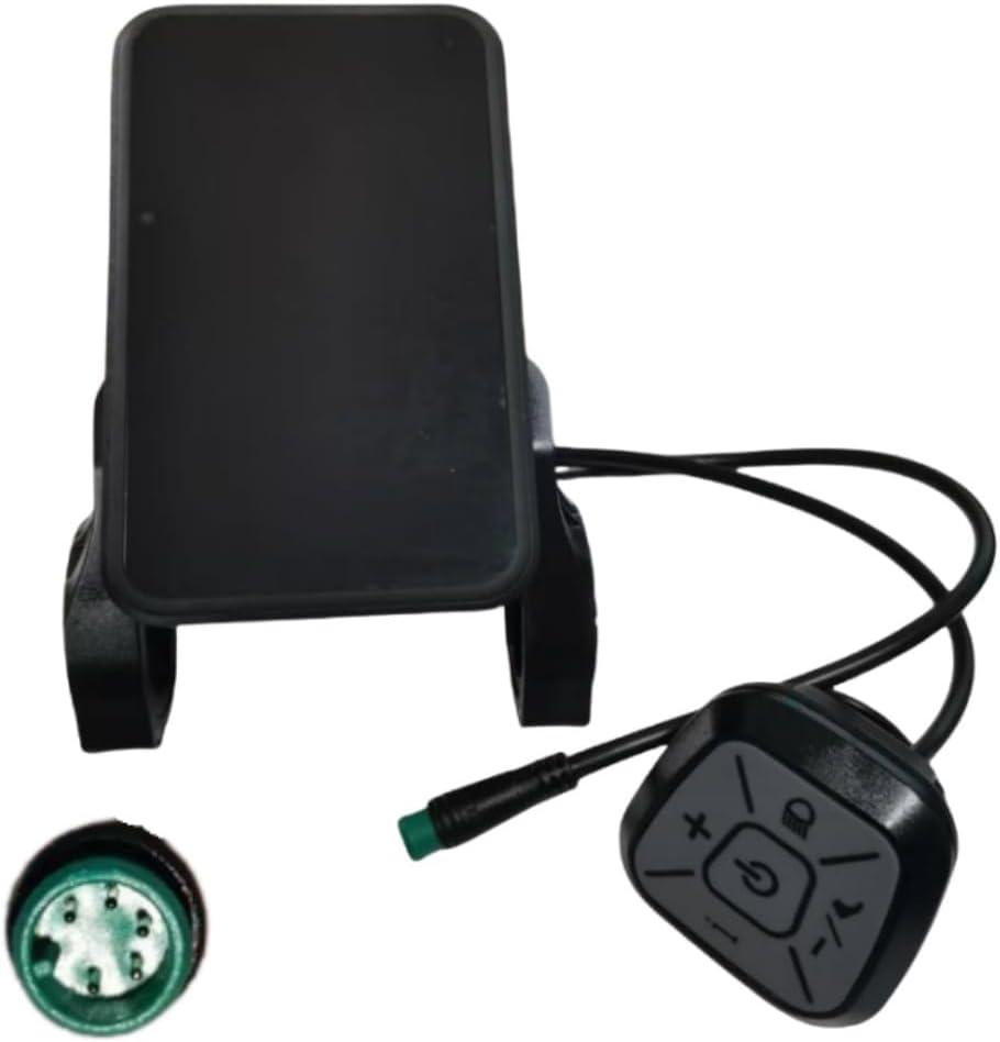 Electric Bicycle LCD Display Meter Yolin YL81F E-Bike Conversion Kit 36V-72V Speed Control Panel with Waterproof 5-pin Connector Electric Bike Accessories