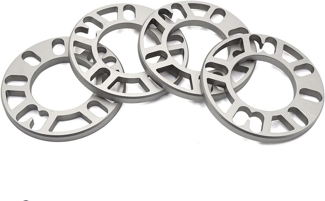 1/2 inches(12mm) Universal Wheel Spacers Adapters Fit Most 4 & 5 Lug Vehicle, 4x100 4x108 4x110 4x112 4x114.3 4x120 4x4.5 5x100 5x108 5x110 5x112 5x114.3 5x120 5x4.5