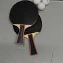 Ping Pong Paddles with Balls - Better Control & Sticky Inverted Rubber - Table Tennis Paddles Set for Indoor & Outdoor Games