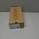 Coutgo Womens Slingback Stiletto High Heels Closed Pointed Toe Pumps with Metal Ring Party Dress Shoes (8.5, Burgundy)