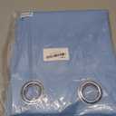 ORINOVA Blue Two Pages Living Room Blackout Curtains for Bedroom Kitchen Window Black Out Grommit Thermal Insulated Curtains 34x36 Curtains Nursery Decorations