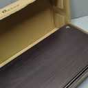 Furinno Turn-N-Tube 4-Tier Multipurpose Shelf Display Rack, Round Tubes, Dark Walnut