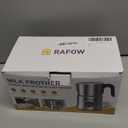 5 in 1 Electric Milk Frother: 16.9oz/500ml Large Capacity Dishwasher Safe Milk Steamer for Hot & Cold Milk Froth - Automatic Milk Frother & Warmer for Latte, Cappuccinos, Macchiato, Hot Chocolate