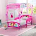 Delta Children Canopy Toddler Bed, Disney Princess, Age 15+, Size 53.94x29.13x55.12 Inch (Pack of 1)