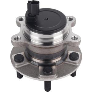 Autoround 512466 Rear Wheel Bearing Hub Assembly fit for 2012-2018 Ford Focus (Without Active Park Assist) 5 Lugs w/ABS