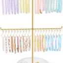 OAOLEER Bracelet Holder Display, Gold Jewelry Holder with 40 Movable Hooks Bracelet Stand Organizer, Jewelry Display Stand for Necklaces Bangles (2 Tier)