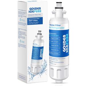 GOLDEN ICEPURE ADQ36006101 Replacement for LG LT700P, 1Pack, 469690, ADQ36006102 LFX31945ST, LFX31925ST, LFX30766S, LFXC24726, LFXS24623, LSFXC2476S, WSL-3, Refrigerator Water Filter