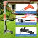 Stand Up Weed Puller Tool, Long Handle Garden Weeder with 4 Stainless Steel Claws, 39.3" Heavy Duty Weed Remover Tool for Lawn & Yard, Pull Weeds by Root Without Bending