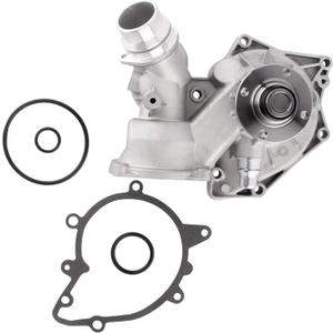 AW9465 Professional Water Pump Kit w/Gasket (For 4.4L;ENG. DESG:M62) Compatible With 1999-2003 for BMW 540i,99-01 740i 740iL,00-03 for BMW X5,03-05 Range Rover HSE [# 11510393336 PEB000030]