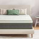 Novilla Full Mattress,12 Inch Gel Memory Foam Hybrid Mattress in a Box with Individual Pocket Springs, Motion Isolation & Pressure Relief, Medium Firm Full Size Bed Mattresses, vigour White